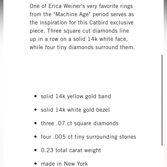 Erica Weiner Machine Age Ring, US size 5 - Picture 2 of 11